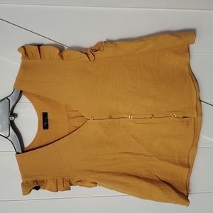 Mustard yellow top